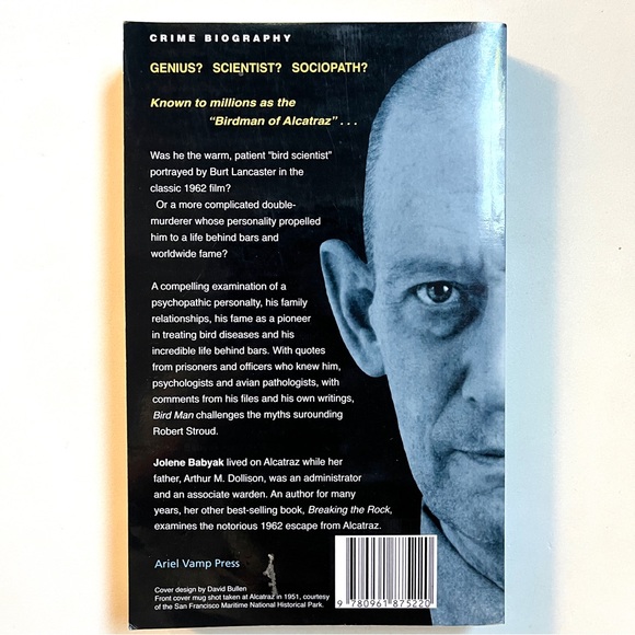 Bird Man :Man Faces of Robert Stroud. Plus! Ticket from Alcatraz. Cool! - Picture 2 of 7